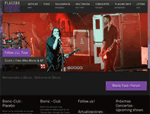 Tablet Screenshot of bionic-club.com